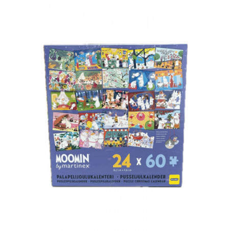 Mumin - Pusseljulkalender 24x60 Bitar