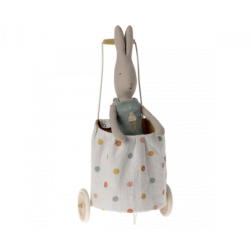 Maileg - Trolley Multi dots, Yellow