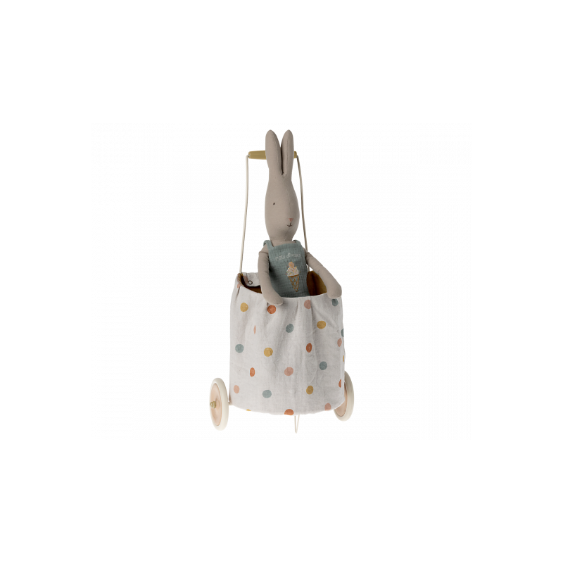 Maileg - Trolley Multi dots, Yellow