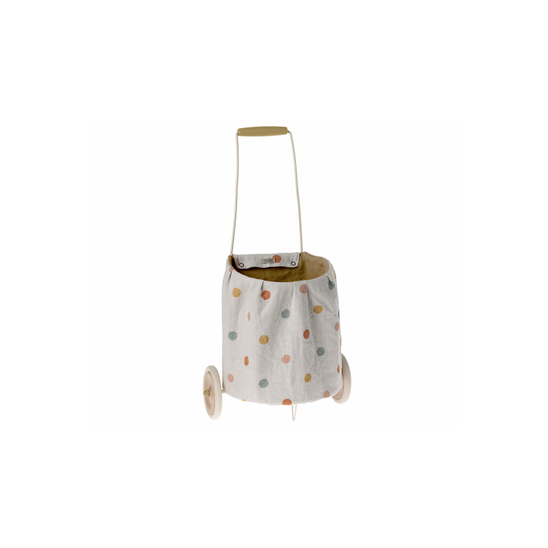 Maileg - Trolley Multi dots, Yellow