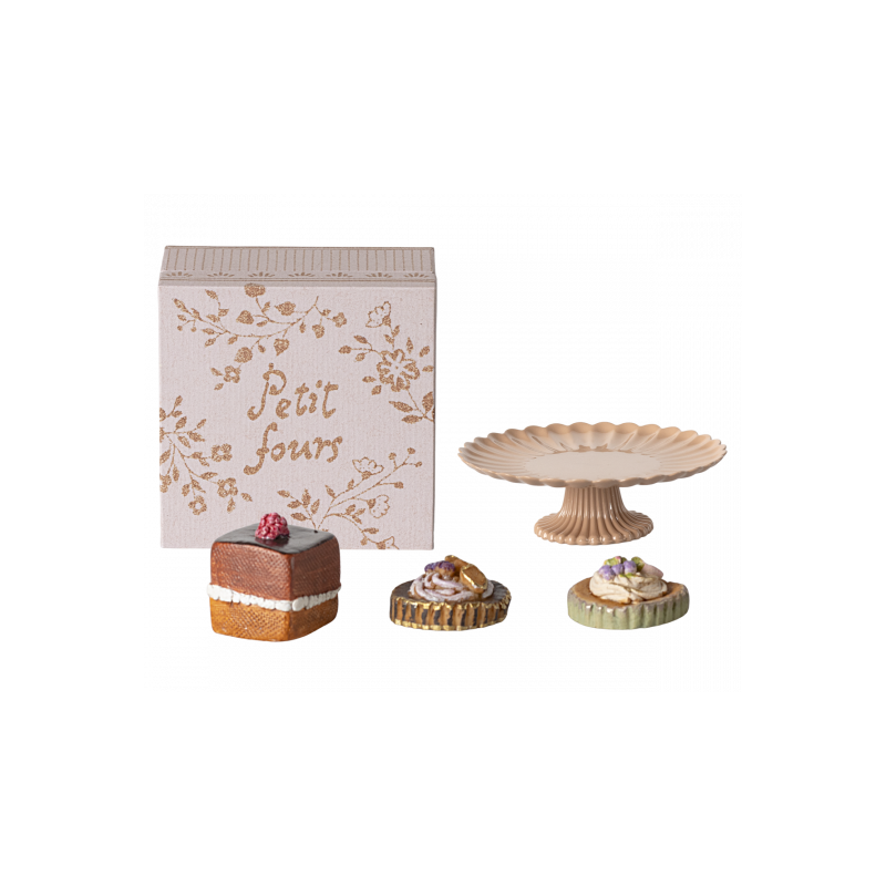 Maileg - Tårta och Tårtfat, Mini