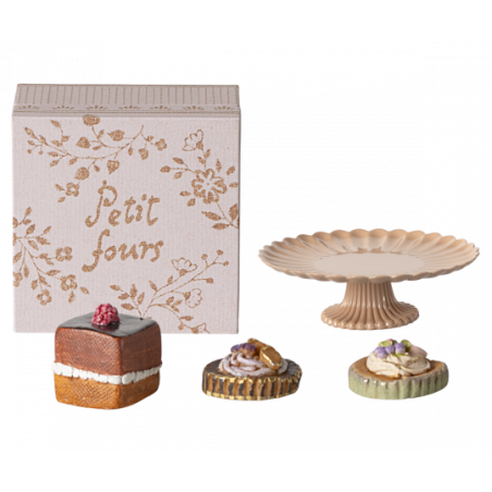 Maileg - Tårta och Tårtfat, Mini