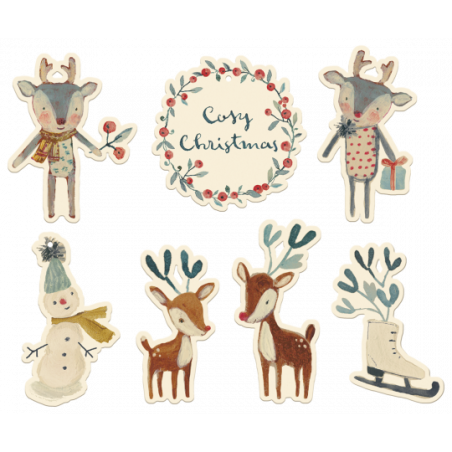 Maileg - Gift tags, Cosy Christmas