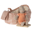 Maileg - Bunny in carry cot, Micro