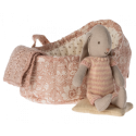 Maileg - Bunny in carry cot, Micro