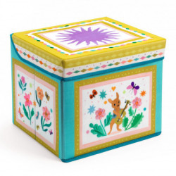 Djeco - Seat Toy Box - Caravan