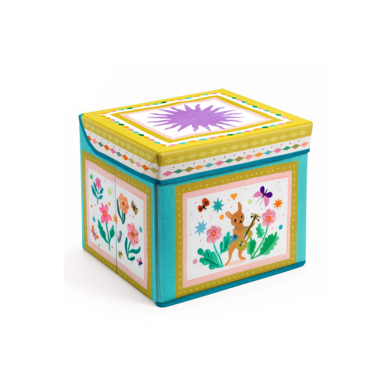 Djeco - Seat Toy Box - Caravan