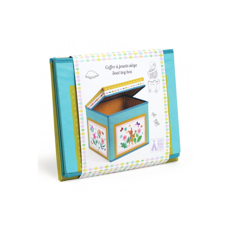 Djeco - Seat Toy Box - Caravan