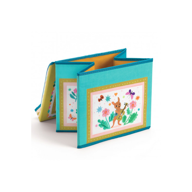 Djeco - Seat Toy Box - Caravan