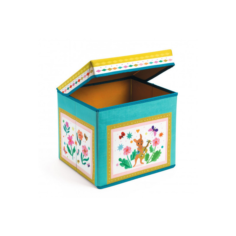 Djeco - Seat Toy Box - Caravan