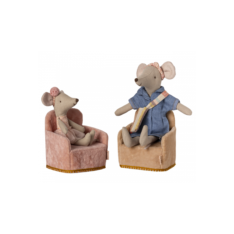 Maileg - Fåtölj, Rose