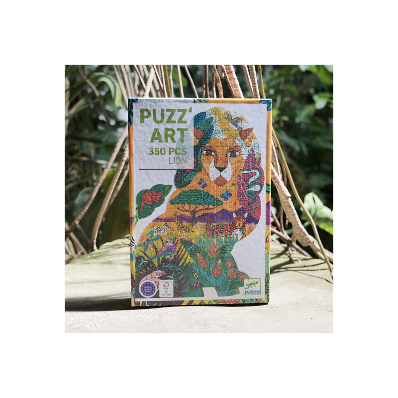 Djeco - Puzz'Art, Lion - 350 pcs, FSC Mix