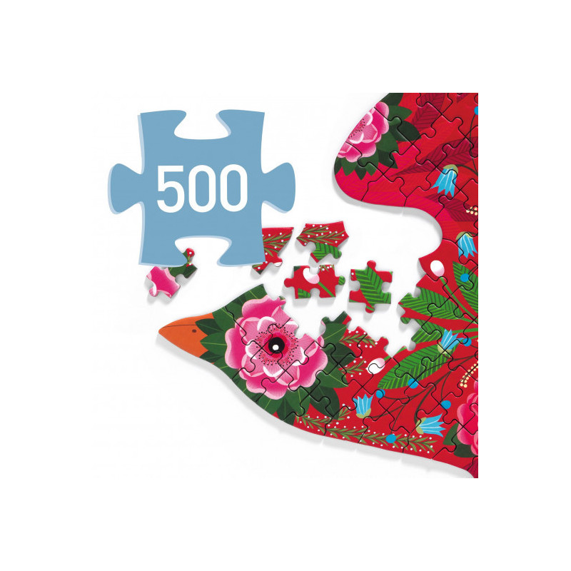 Djeco - Puzz'Art, Bird, 500 pcs FSC