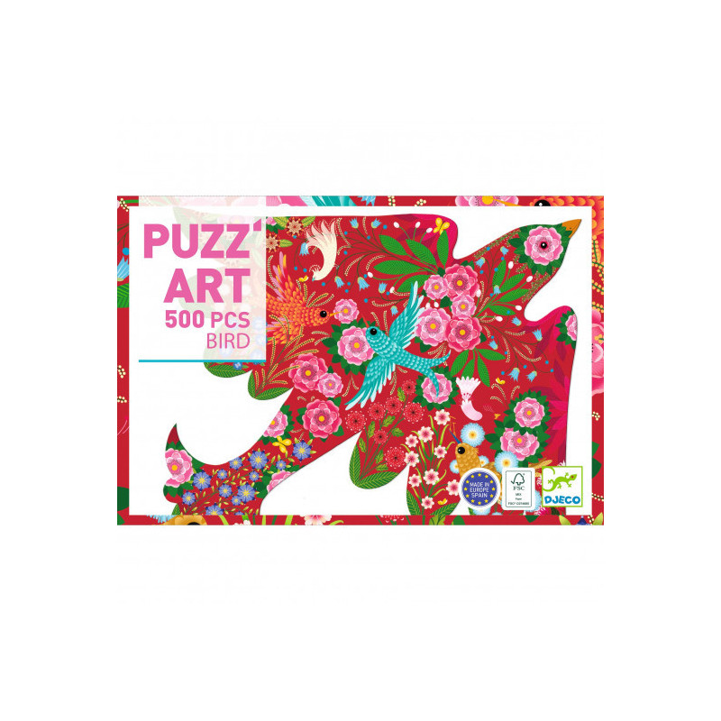 Djeco - Puzz'Art, Bird, 500 pcs FSC