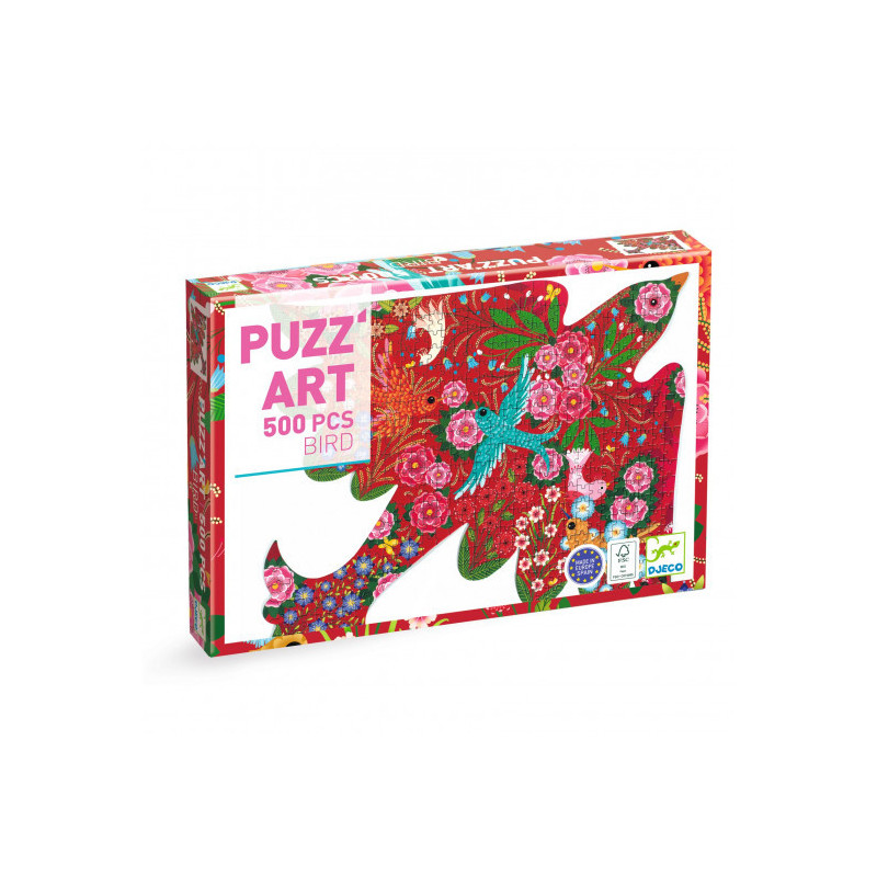 Djeco - Puzz'Art, Bird, 500 pcs FSC