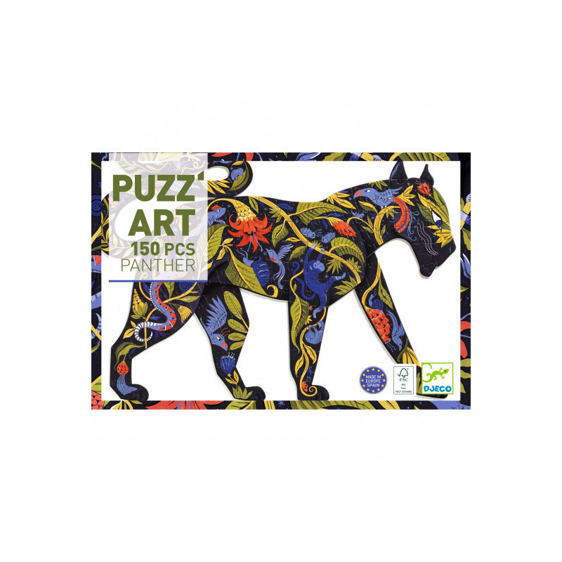 Djeco - Puzz'Art, Panther, 150 pcs FSC