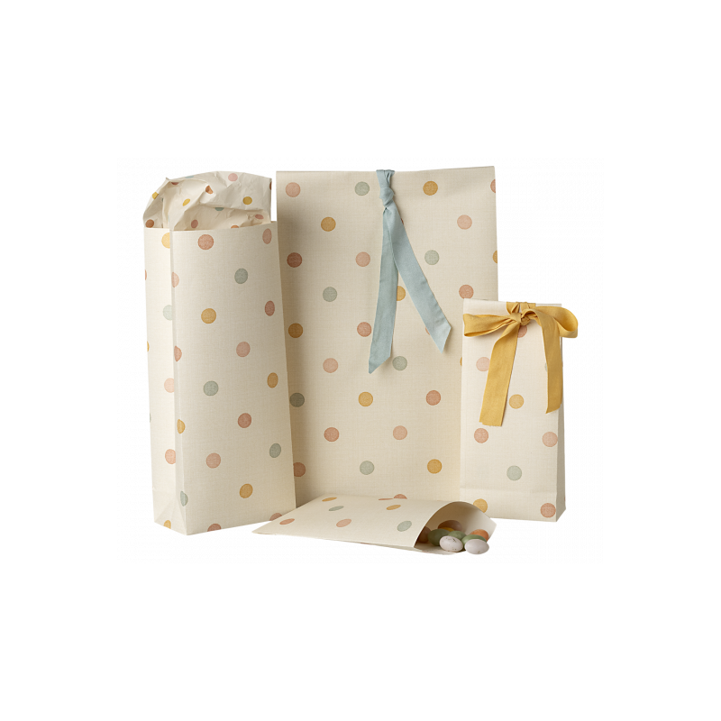 Maileg - Presentpåse, Multi dots