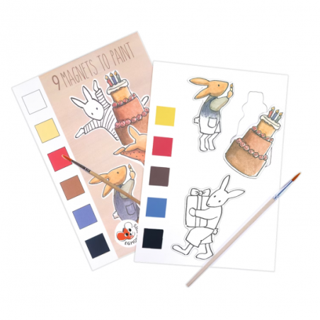 Egmont Toys - Magneter att måla kanin