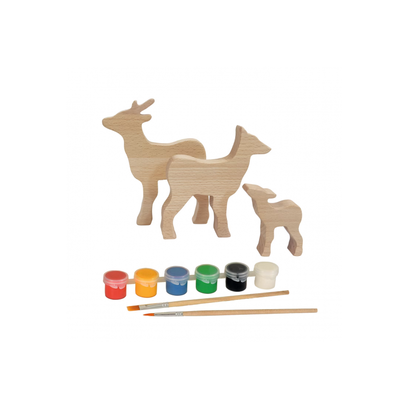 Egmont Toys - DIY rådjursfamilj att måla
