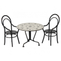 Maileg - Dining table, Set with 2 chairs