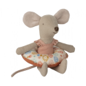 Maileg - Beach mouse with float, Little sister - Flower