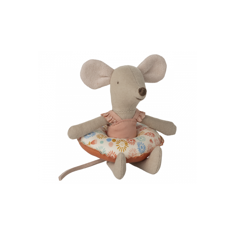 Maileg - Beach mouse with float, Little sister - Flower
