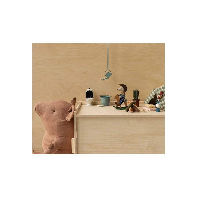 Maileg - Cowboy mouse on rocking horse, Little brother