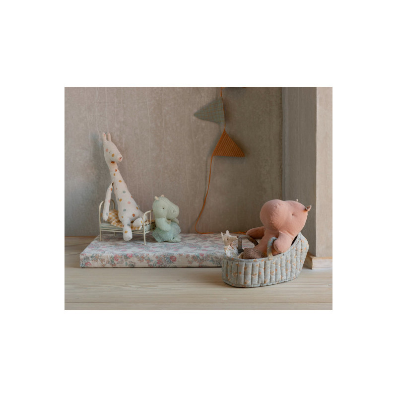 Maileg - Carry cot, Large - Blue