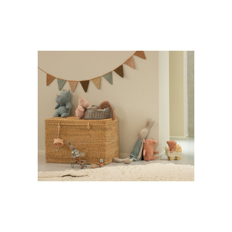 Maileg - Carry cot, Large - Blue