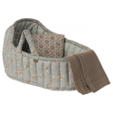Maileg - Carry cot, Large - Blue