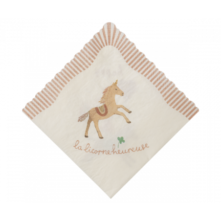 Maileg - Servetter, Happy birthday - Unicorn