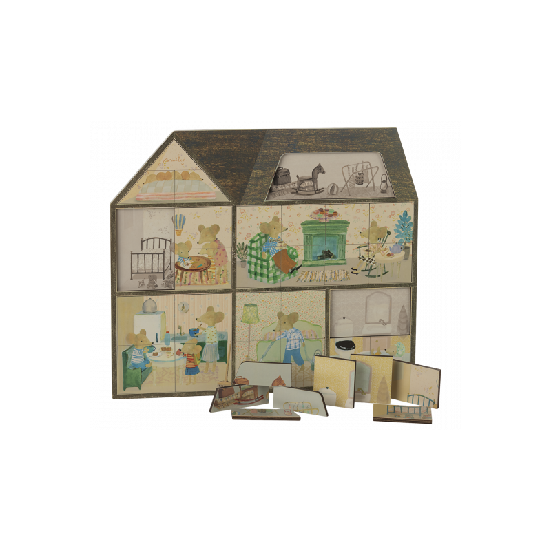 Maileg - Mouse hole Farmhouse puzzle