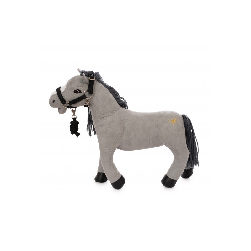 byAstrup - Cuddle Pony, Lucky - Grey, 30cm