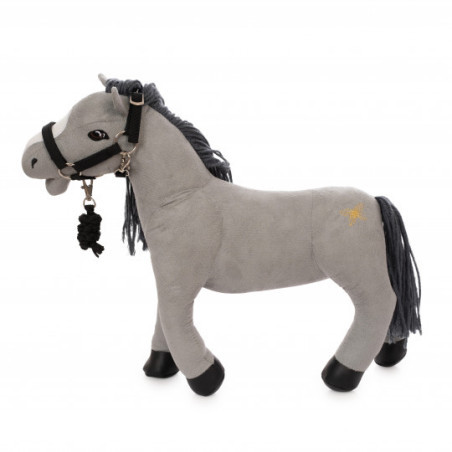 byAstrup - Cuddle Pony, Lucky - Grey, 30cm