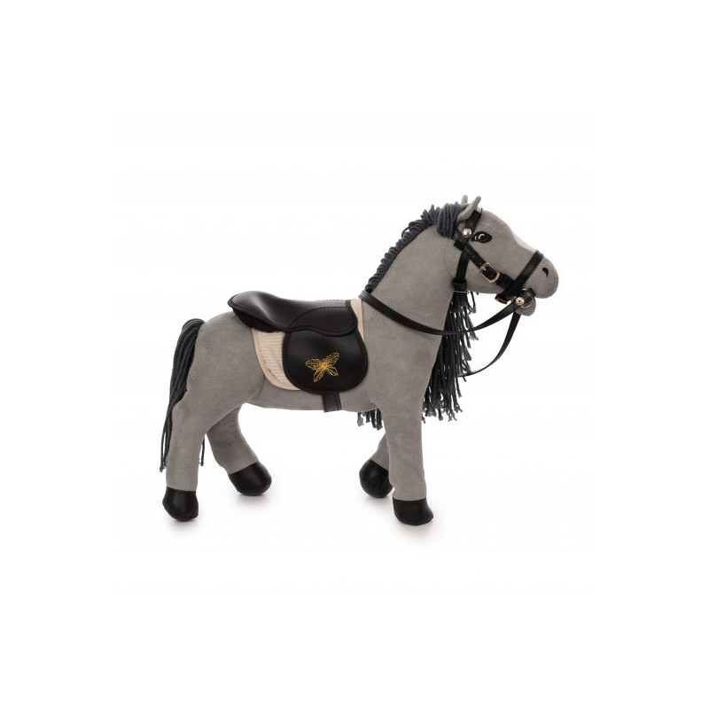 byAstrup - Cuddle Pony, Lucky - Grey, 30cm