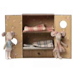 Maileg - Ballet mice in dance studio, Little sister and brother