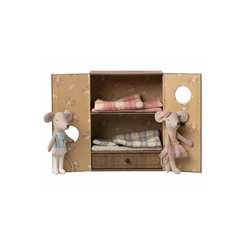 Maileg - Ballet mice in dance studio, Little sister and brother