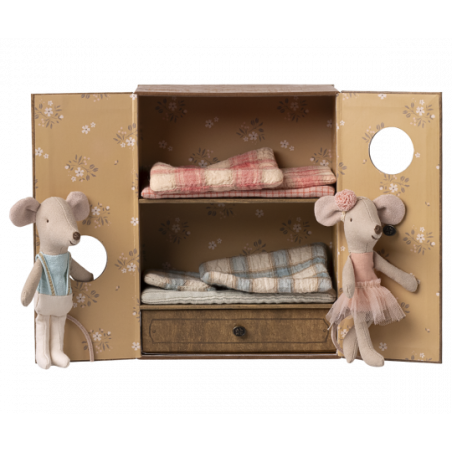 Maileg - Ballet mice in dance studio, Little sister and brother