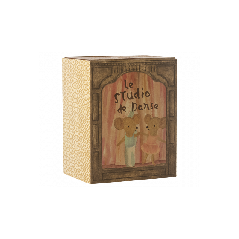 Maileg - Ballet mice in dance studio, Little sister and brother