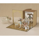 Maileg - Ballet mice in dance studio, Little sister and brother