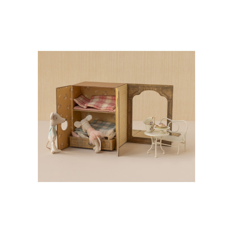 Maileg - Ballet mice in dance studio, Little sister and brother