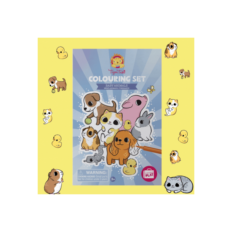 Tiger Tribe - Målarset - Baby Animals