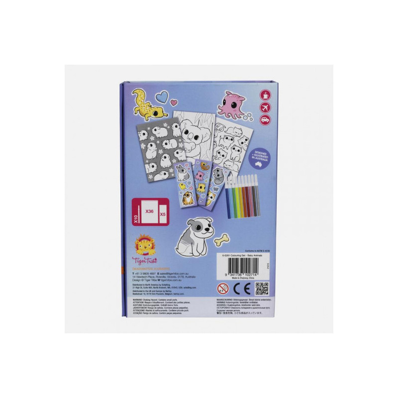 Tiger Tribe - Målarset - Baby Animals