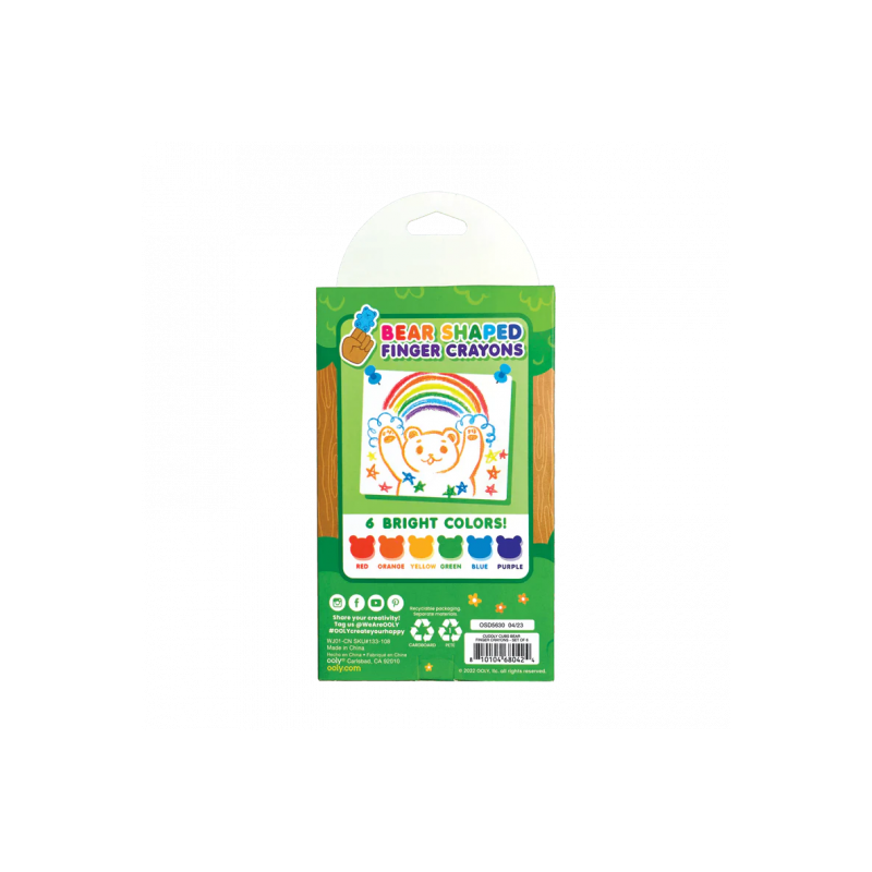 OOLY - Cuddly Cubs Bear Finger Crayons