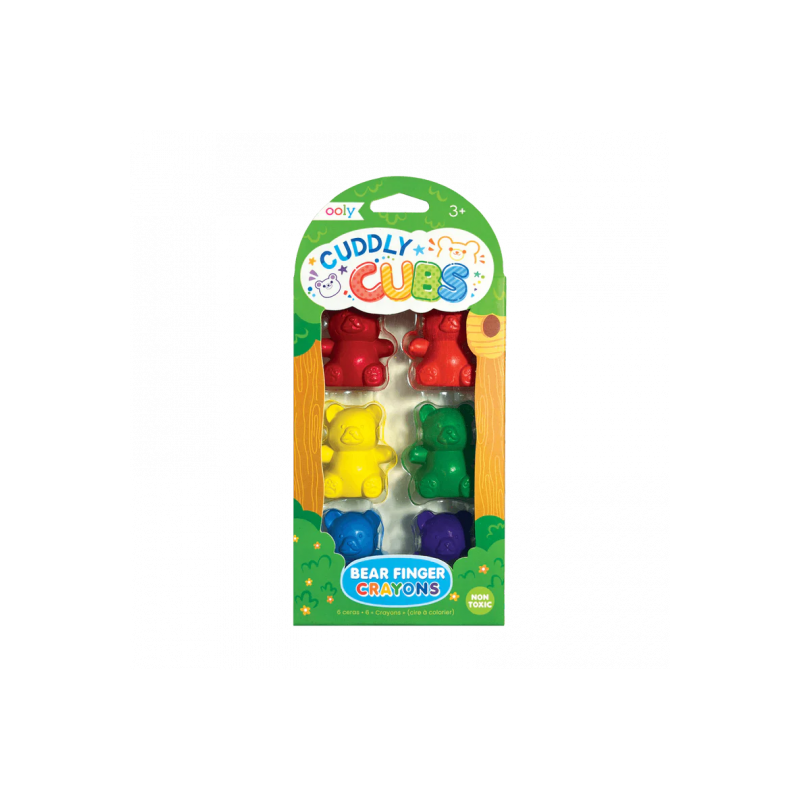 OOLY - Cuddly Cubs Bear Finger Crayons