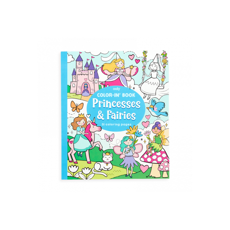 OOLY - Color-in’ Book – Princess & Fairies