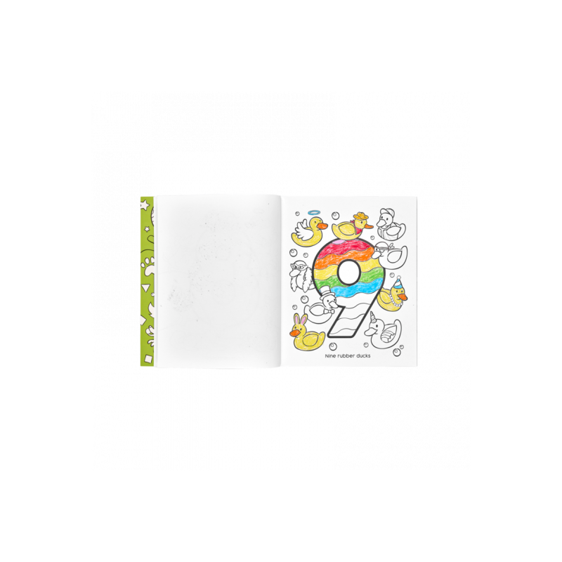 OOLY - Color-in’ Book – 123 Shapes & Numbers