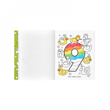 OOLY - Color-in’ Book – 123 Shapes & Numbers