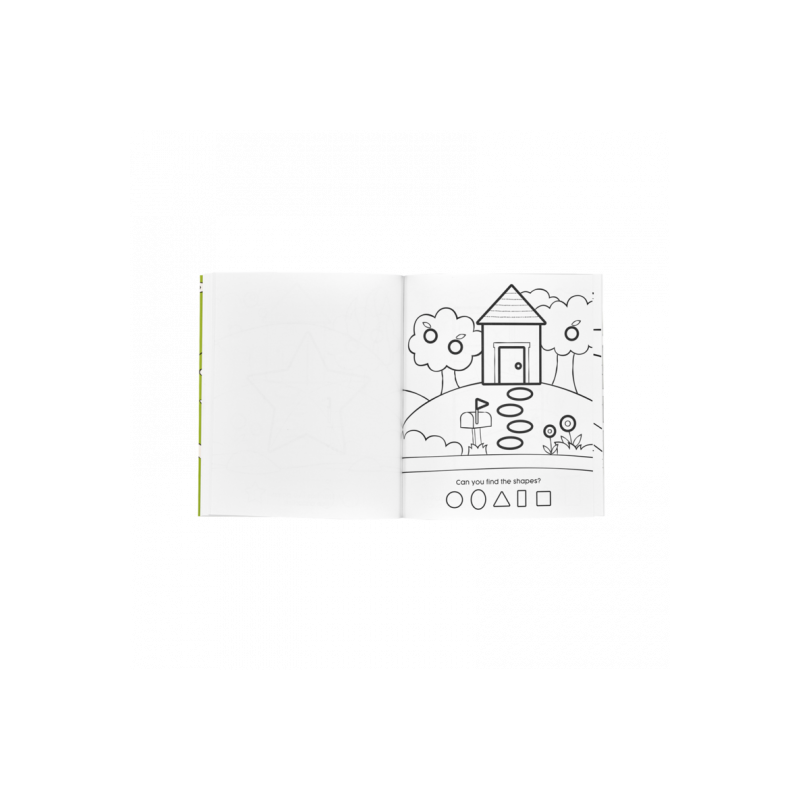 OOLY - Color-in’ Book – 123 Shapes & Numbers