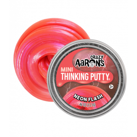 Crazy Aarons - Neon Flash – Mini Thinking Putty